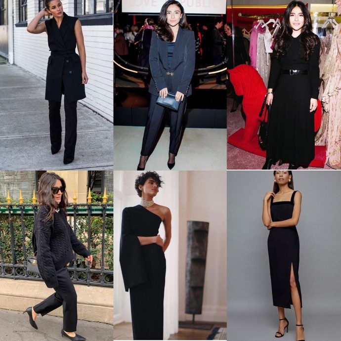 Подборка образов total black