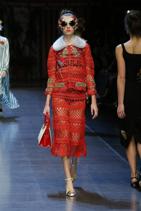 Модели коллекции Dolce & Gabbana