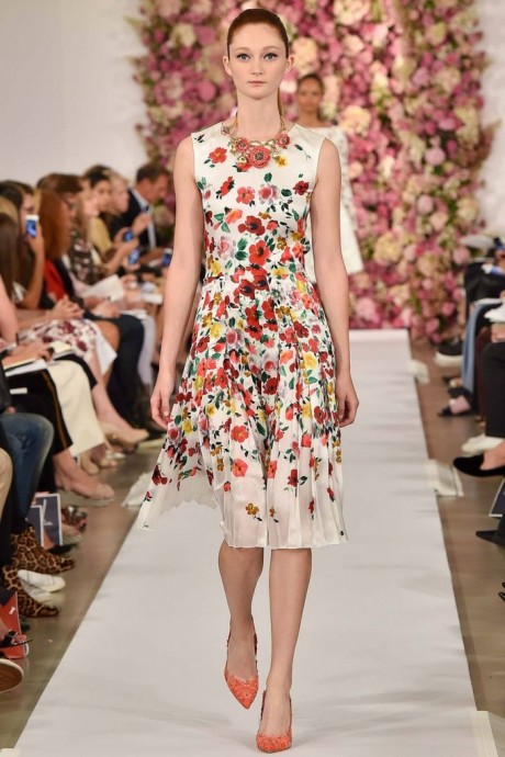 Модели коллекции Oscar de la Renta