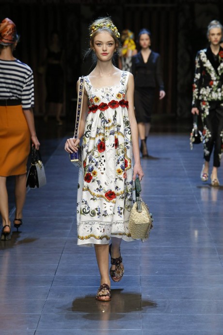 Модели коллекции Dolce & Gabbana