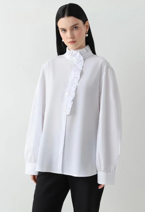 Интересные белые блузы