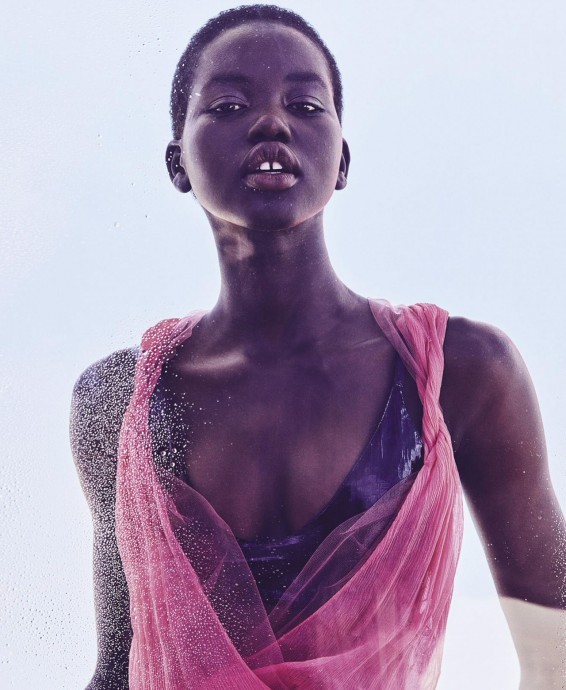 Adut Akech for Vogue Australia by Nicole Bentley