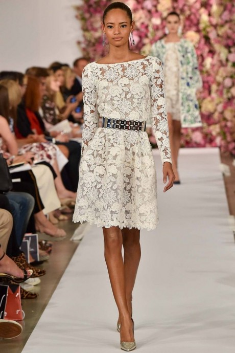 Модели коллекции Oscar de la Renta