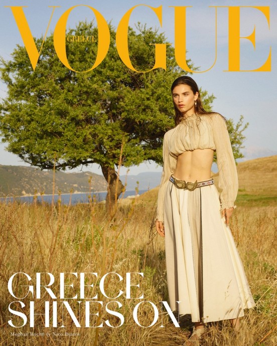 Меган Рош (Meghan Roche) украсила страницы августовского Vogue Greece