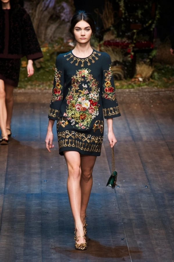 Dolce & Gabbana Milan Fashion Week Womenswear Autumn/Winter 2014