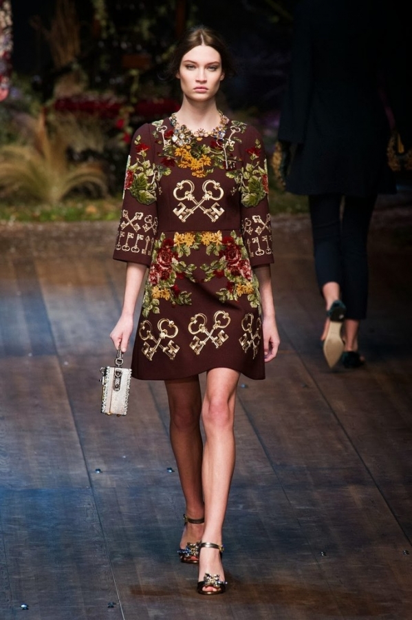 Dolce & Gabbana Milan Fashion Week Womenswear Autumn/Winter 2014