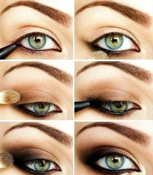 Урок макияжа smoky eyes.