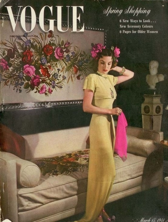 Обложки журнала Vogue 1940-х годов.