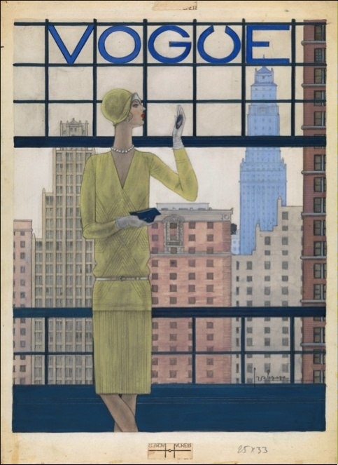 Обложки журнала  Vogue 1920-х годов.