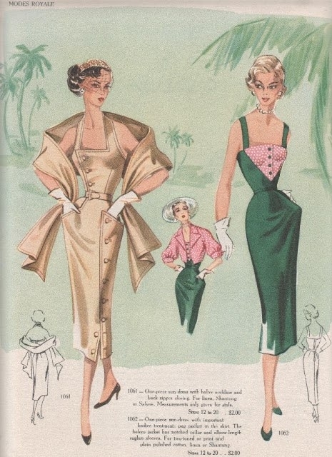 Modes Royale Spring/Summer 1952 collection.