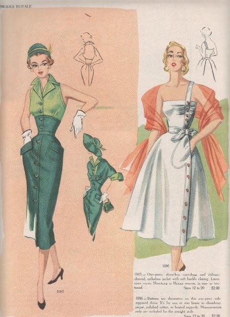 Modes Royale Spring/Summer 1952 collection.