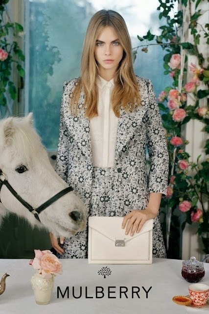 Cara Delevingne for Mulberry 2014 Campaign by Tim Walker