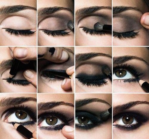 Как делать smoky eyes  