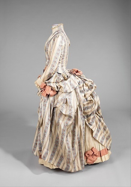 Шелковое дневное платье. Около 1885 г. США.