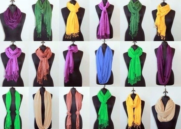 18 идей, как носить шарф.
