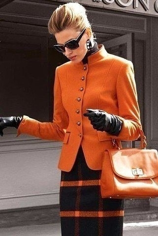 Вдохновение цветом - на повестке дня оранжевый.