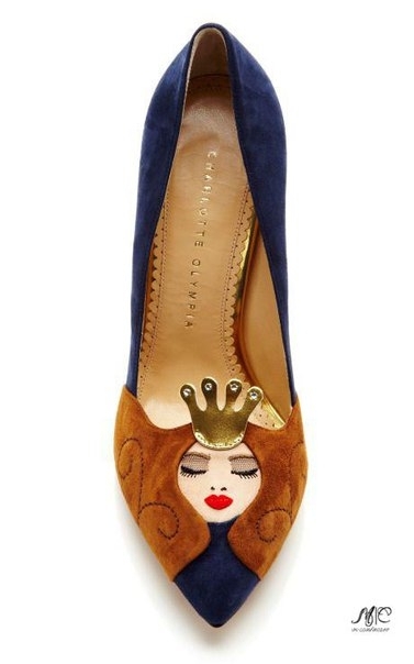 Креативные туфли от Charlotte Olympia.