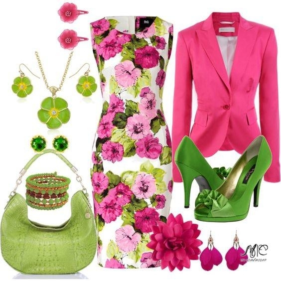 6 стильных сочетаний розового и зеленого