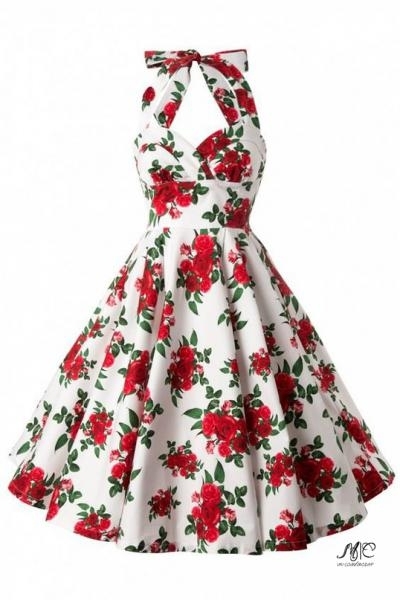 Милые платья с цветочным принтом