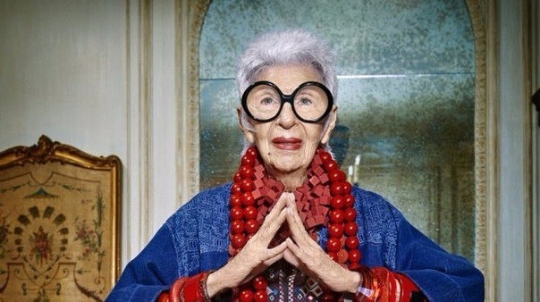 94-летняя Айрис Апфель в рекламной кампании Blue Illusion