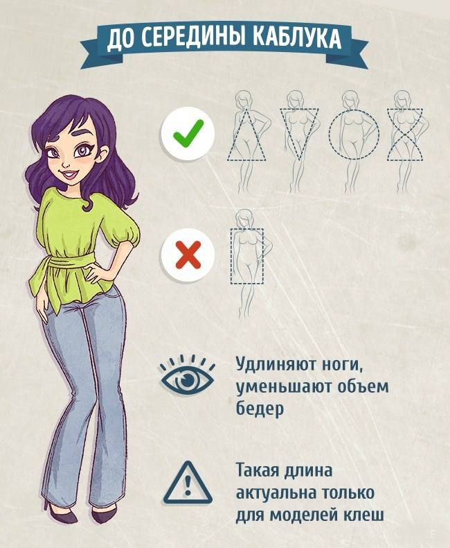 Как выбрать джинсы для своего типа фигуры: гид по фасонам Как выбрать джинсы для своего типа фигуры: гид по фасонам
