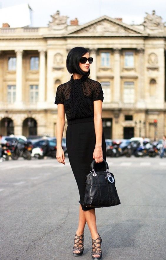 Маленькое черное платье 2.0 Миди-вариант