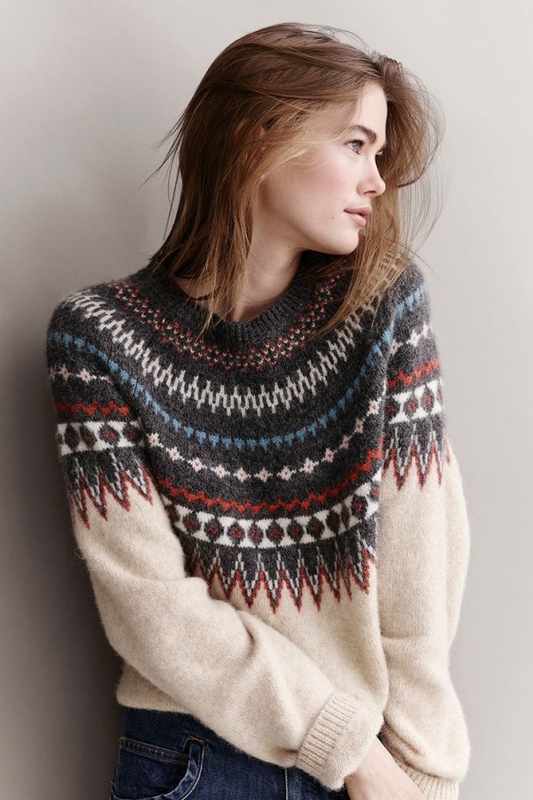 Идея для шоппинга: уютный свитер с круглой кокеткой