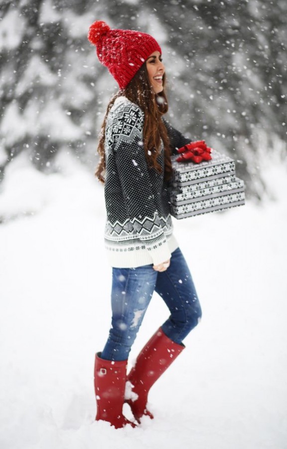 Скандинавские узоры: красивые зимние свитера