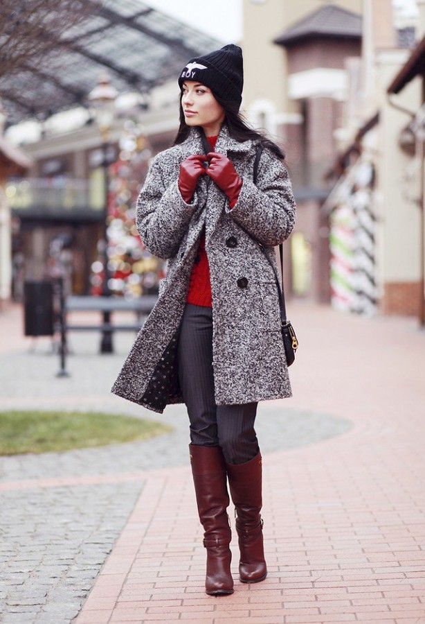 Элегантная зима: 10 образов с утепленным пальто