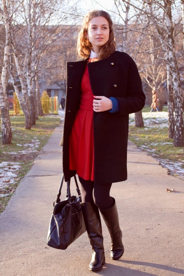 Lady in red: 10 нарядов на базе красного платья Lady in red: 10 нарядов на базе красного платья