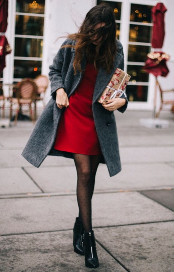 Lady in red: 10 нарядов на базе красного платья Lady in red: 10 нарядов на базе красного платья
