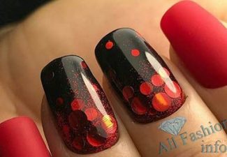 Камифубуки на ногтях Камифубуки на ногтях