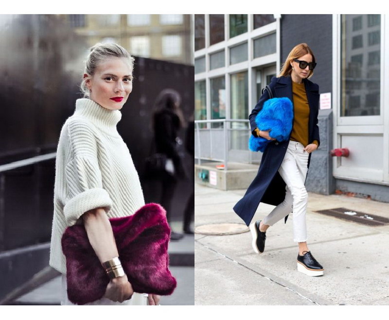 Модный тренд – пушистые сумки!