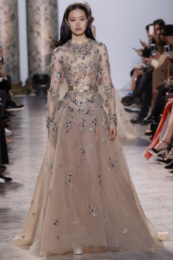 Неделя высокой моды в Париже: Elie Saab осень 2017