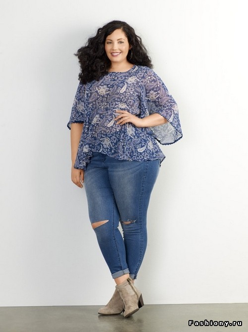 Модные образы от блоггеров plus-size