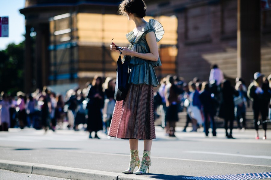 Streetstyle на Неделе моды в Сиднее Streetstyle на Неделе моды в Сиднее