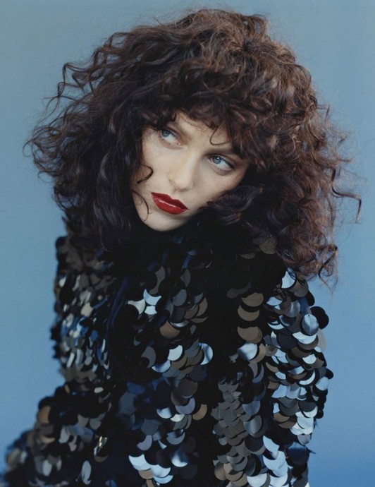 Anja Rubik for Vogue Paris by Harley Weir