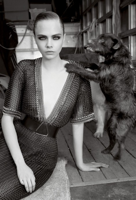 Cara Delevingne for VOGUE UK by Glen Luchford