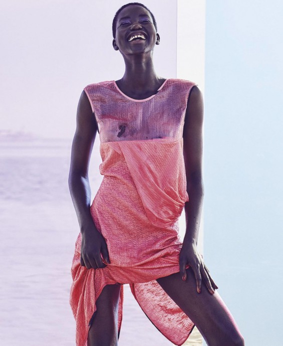 Adut Akech for Vogue Australia by Nicole Bentley