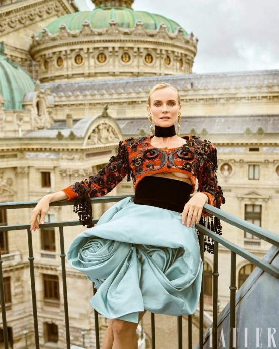 Дайан Крюгер (Diane Kruger) в фотосессии для журнала Tatler (2023)