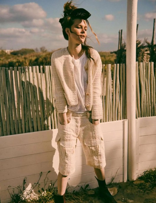 Касия Страсс (Kasia Struss) в фотосессии для журнала Elle France (2023)