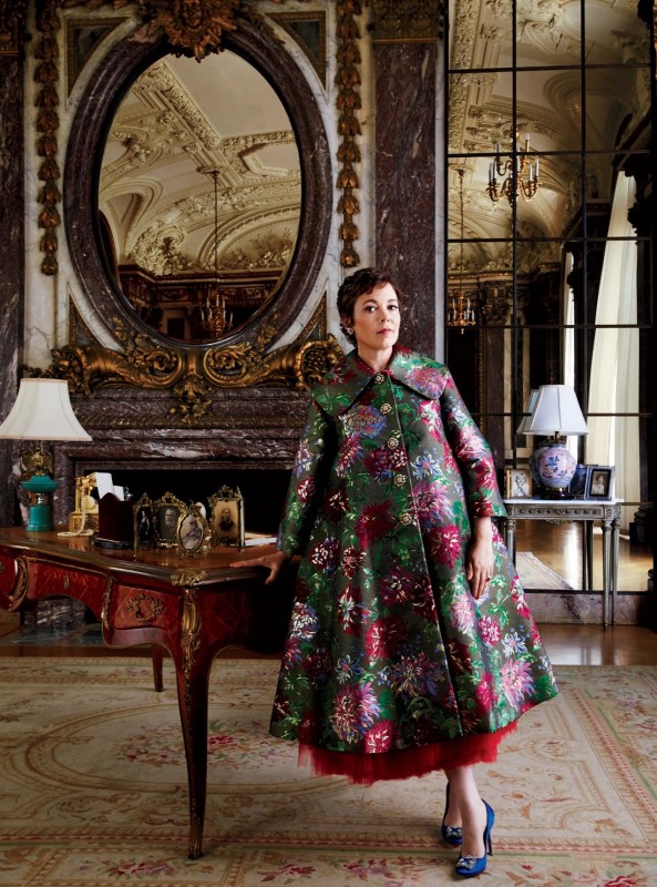 Olivia Colman for Harper's Bazaar UK by Alexi Lubomirski