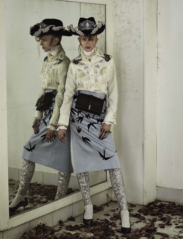 Sabina Lobova for Vogue Italia by David Dunan Sabina Lobova for Vogue Italia by David Dunan
