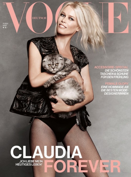 Клаудия Шиффер (Claudia Schiffer) в фотосессии для журнала Vogue Germany (2024) Клаудия Шиффер (Claudia Schiffer) в фотосессии для журнала Vogue Germany (2024)