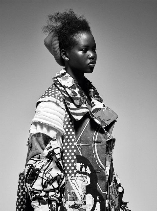 Adut Akech by Mario Sorrenti