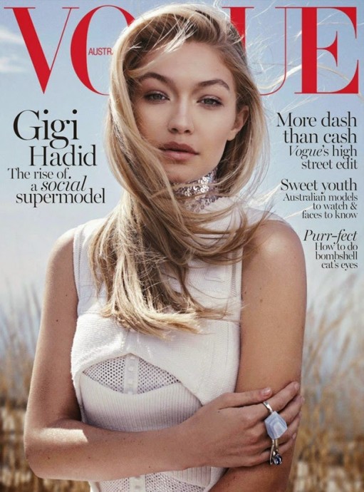 Gigi Hadid for Vogue Australia by Benny Horne