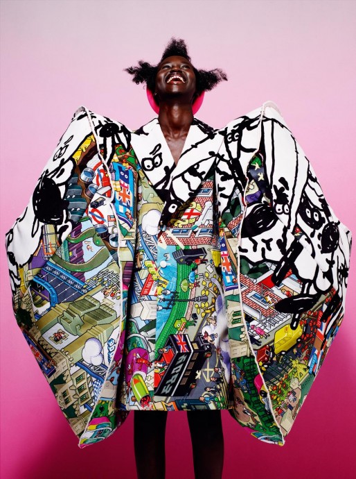 Adut Akech by Mario Sorrenti