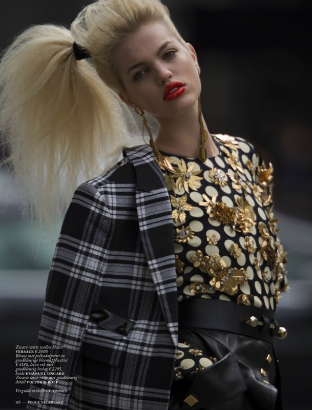 Daphne Groeneveld for VOGUE Netherlands by Hans Feurer