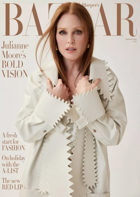 Джулианна Мур (Julianne Moore) в фотосессии для журнала Harper’s Bazaar UK (2024)