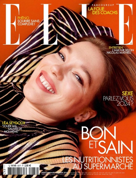 Леа Сейду (Léa Seydoux) в фотосессии для журнала Elle France (2024)